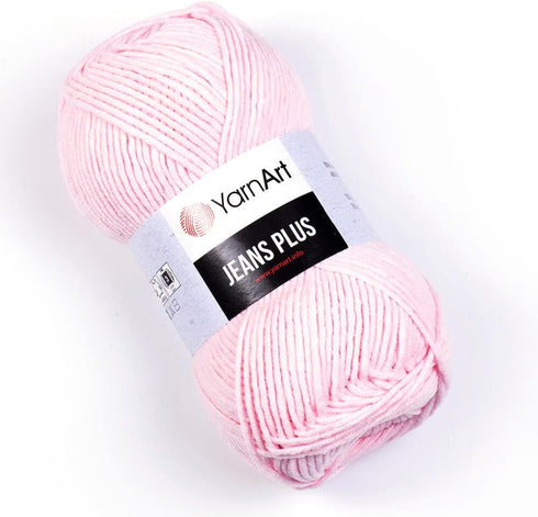 Yarn Art Jeans Plus Yarn, 55% Cotton 45% Polyacrylic, 100 g (3.5 oz), 160 m (174 yds), Yarn Weight: 4 : Worsted-Aran (74)......