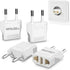 European Plug Adapter, Europe to US Plug Adapter, Adapters for Europe, Type F Plug Adapter, Travel from America to Outlet France Germany European ...
