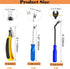 3Pcs Heavy Duty Upholstery and Construction Staple Remover with Tack Puller Tool, Nail Puller, Carpet Remover, for Removing All Kinds of Staples...