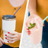 Bent Silicone Straws Reusable (Set of 10) and Cleaning Brush - Flexible, Long, Color Bendy Reusable Straws for 20oz-32oz Tumblers & 30oz Smoothie ...
