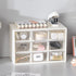 9 Mini Drawer Sticker Storage Organizer, Desk Craft Organizer with Drawers, Small Desktop Drawer Storage Organizer Removable, Plastic Organizer Bo...