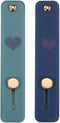 MECCANIXITY 2 Pcs Phone Loop Finger Holder Silicone Phone Strap Grip Holder Cell Phone Grip Stand for Most Smartphones Blue,Navy......
