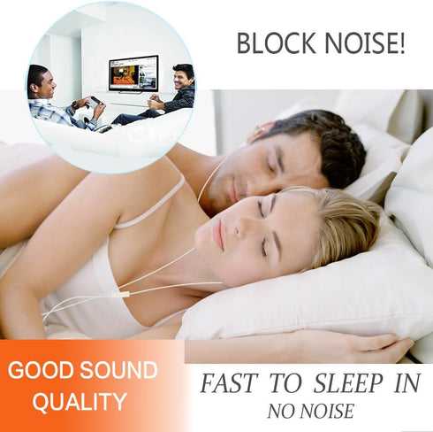 Sleep Soundproof Earbuds Headphones, Noise Isolating Soft Earbuds for Sleeping, Nighttime, Insomnia, Side Sleeper, Snoring, Travel, Meditation & R...