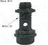 Motorcycle Hydraulic Brake Line Tee Hose Connector 3 Way Adapter with M10 Banjo Bolt(Circular Shape)...