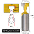 Saiper 1/2 Inch Shank Keyhole Router Bit Set T-Slot Woodworking Grooving Router Bits (3/8 & 1/2 Inch Blade Diameter) Slotting Milling Cutter for P...