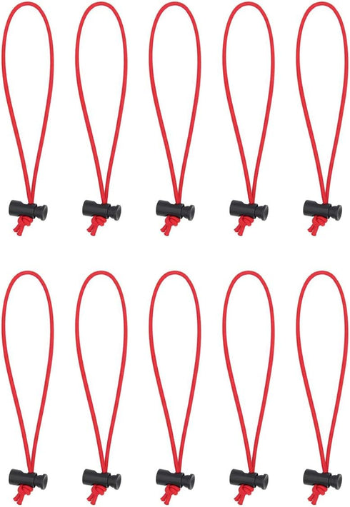 Foto&Tech Multipurpose Extra Thick Elastic Cable Tie and Organizer, Adjustable Cable Strap Toggle Tie, Reusable Tangle Tamer, Cable Management for...
