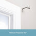 Kenney Adjustable Bracket, for 3/4" Curtain Rod, Satin Nickel, 2 Pack...