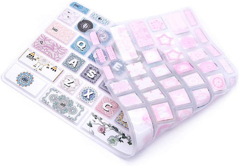 Silicon Keyboard Cover for Lenovo Chromebook C330 11.6" 2019/2018/Flex 11 /N20 N21 N22 N23 100e 300e 500e 11.6"/N42 N42-20 14 inch,Skin,Bohemian P...