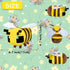 Putrer Bee Plush Toy 6.7''/17cm,Bee Stuffed Animals,Game Toys for Christmas New Year Birthday Gift, 6.7 inches (W-bee plush)...