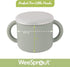 WeeSprout Snack Containers, Food Grade Silicone Cups, Spill-Proof Tops For Toddlers and Babies, Premium Hard Plastic Travel Lids, Dishwasher Safe,...