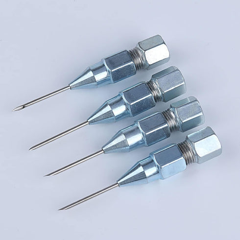 Grease Injector Needle Nose Grease Dispenser for greasing Sealed Joints Needle Grease Fittings Up to 6,000 Max PSI,1/8" NPT-(10 Pack)...