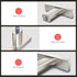 homdiy 10 Pack Brushed Nickel Cabinet Knobs Silver Drawer Knobs Kitchen Cabinet Knobs - Solid Zinc Alloy T Cabinet Handle Single Hole for Cupboard...