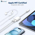 USB C Splitter 1 in 2 Out, Dual USB C Headphone and 60W Charger Adapter, Type C Audio Adapter with Fast Charging Dongle Compatible with iPhone 15,...