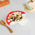 Mushroom Spoon Rest for Stove Top Cute Ceramic Spoon Holder for Kitchen Counter Utensil Rest Mushroom Kitchen Decor (Red)...