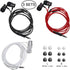 3 Packs Earphone with Remote & Microphone, in Ear Stereo Sound Noise Isolating Tangle Free for Smartphones, Laptops, Gaming, Fits 3.5mm Interface ...