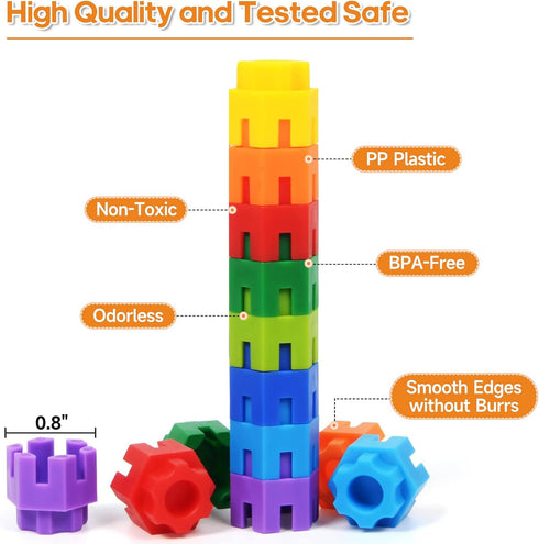 Hexagonal Building Blocks 160 Piece, STEM Toys Building Sets Kids Building Toys for 5+ Year Old Boys Girls, Educational Kids Toys Connecting Toys ...