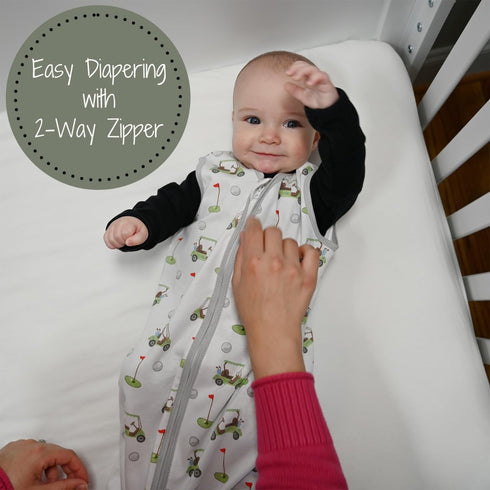 Sleep Sack, 100% Organic Cotton Baby Sleep Sack, 0.5 TOG Sleep Sack Lightweight, 2-Way Zipper Toddler Sleep Sack Soft, 12-18 Months Newborn Sleep ...