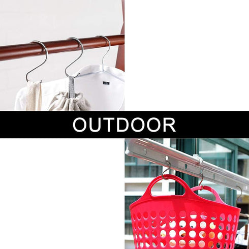 SumDirect S Hooks for Hanging - 100P 3inch Stainless Steel S Shaped Hooks,Metal Silver S Hooks...