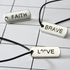 80 Pieces Word Charms Pendants Engraved Motivational Charms Pendants Jewelry Making Accessories for DIY Necklaces, Bracelets, Key Chains(Silver)...