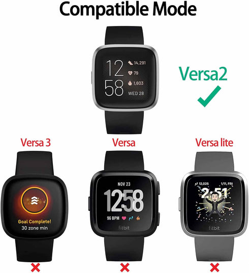 Vancle Charger for Fitbit Versa 2 (Only), Durable USB Charging Cable Dock Stand for Fitbit Versa 2 Smartwatch (Not for Versa/Versa Lite) (3.15ft/9...