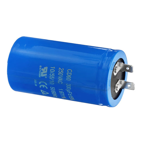 PATIKIL CD60 Run Capacitor, 300uF/MFD 250VAC 15% Tolerance 50/60Hz Motor Starting Capacitor for Air Compressor Motor Starts Running...