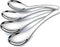 Soup Spoons,4 Pieces Stainless Steel Asian Soup Spoon 6.3 Inch Heavy-Weight Short Handle Ramen Spoons,Thickened Spoons Silverware...