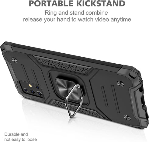 for Samsung Galaxy A51 Case Military Grade Built-in Kickstand Case Holder Armor Heavy Duty Shockproof Cover Protective for Galaxy A51 Phone Case (...