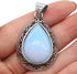 LHJ 4 Pcs Natural Stone Pendants Waterdrop Shape Mixed Crystal Agate Stone Charms Hollow Alloy Base for Jewelry Making Necklace Earrings...
