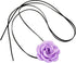 Flower Choker For Women, Flower Necklace Black Floral Long Dainty Handmade Trendy Cute Women'S Choker Necklaces Fashion Jewelry...
