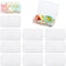 12PCS Hair Tie Organizer, Transparent Mini Storage Box, Rectangle Clear Plastic Storage Container, Portable Small Items Holder with Lid for Home, ...