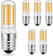 E17 led Microwave Bulb Warm White 3000K, No Dimmable 20W 30W 35W Halogen 120V Microwave Appliance Equivalent Replacement Refrigerator Bulbs 6 Pack...