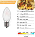 Christmas Village Replacement Light Bulbs C7 Edison LED Mini Night Light Bulbs 0.5W Equivalent to 5 Watt Incandescent - E12 Candelabra Base 2700K ...