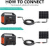 Anderson-to-8mm Extension Cable 10FT/3m 14AWG Wire 8mm DC Power Plug Adapter for Solar Panel RV Goal Zero Yeti Jackery, Compatible with Anderson P...