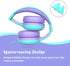 gorsun Kids Headphones with Limited Volume, Cat Ear Toddler Headphones, Wired Headphone Over Ear for Boys and Girls,Stereo Sound Foldable 3.5mm He...