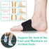 Arch Support Compression Sleeves for Flat Feet, Adjustable Velcro Plantar Fasciitis Braces for Fallen Arches, Unisex Orthotic Arch Support Wrap fo...
