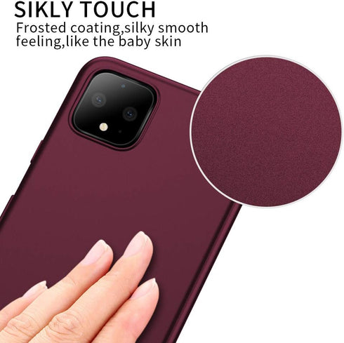 X-level Google Pixel 4XL Case, Soft TPU Matte Finish Mobile Phone Case Ultra-Thin Slim Fit Protective Cell Phone Back Cover for Google Pixel 4XL-W...