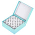 uxcell Centrifuge Tube Freezer Storage Box 100-Well Waterproof Cardboard Holder Blue for 1.5/1.8/2ml Micro Centrifuge Tubes...