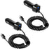 2Pack 2.4A Fast Charging USB C Car Charger Adapter with 3ft Type C Coiled Cable for Samsung Galaxy S22 S21 S20 FE S20 Plus Ultra S10 S10e S9 S8+ A...