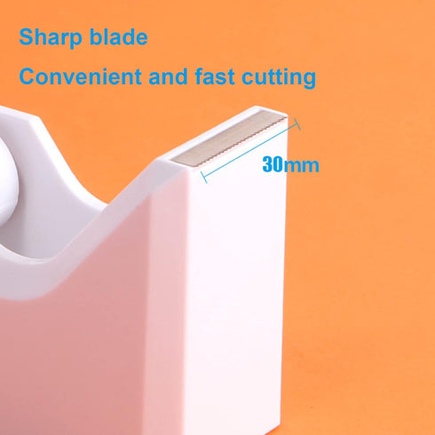 WELSTIK Office Tape Dispenser - Elegant Desktop Tape Dispenser with Non-Skid Base - Tape Dispenser White...