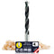Alpen Wood Drill Bit 4 mm metric for Hard and Soft Wood - Extra Sharp Edges for Precise Holes and Effortless Drilling - Durable Drill Bit Kit for ...