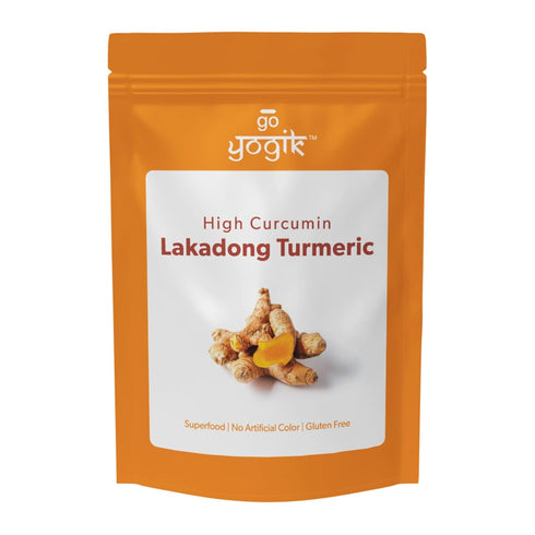 Go-Yogik Lakadong Turmeric Powder-5.3oz, High Curcumin -Lab Tested | Superfood | Traditionally grown, Direct from India....