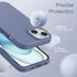 JETech Silicone Case for iPhone 15 Plus 6.7-Inch, Silky-Soft Touch Full-Body Protective Phone Case, Shockproof Cover (Winter Blue)...