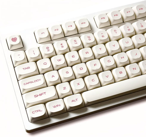 Keycaps,126 Key PBT Keycaps, MA Height Cross Shaft keycaps, Suitable for 61/64/68/84/87/98/104 Key Mechanical Keyboards (Only Sell Keycaps) (Purpl...