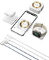 ?????????????? 3 in 1 Wireless Charging Station Magnetic Detachable, Wireless Magnetic Charger for Apple, Compatible with iPhone 15/14/13/12, Airp...