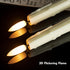 Real Wax Flameless Taper Candles with Remote, 9.6 Inches LED Window Candles 3D Wick Flickering Battery Operated Candles, Wax Drip, Set of 2 for Ch...