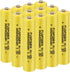 Rechargeable AAA NiCD Battery Triple A Batteries 1.2V 400mAh for Garden Lights Outdoor Solar Lights (12 Count (Pack of 1))...