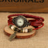 Pack of 6 Women's Watches Vintage Wrap Around Bead Leaf Bracelet Quartz Wholesale Set...