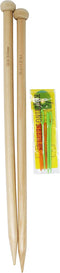KnitPal 14-inch (35cm) Wooden Knitting Needles Size 19 - Real Oak Wood Large Knitting Needles for Chunky Yarn - Straight Knitting Needles Single P...