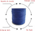 136 Yard 1.0MM Nylon Cord Rattail Trim Thread for Chinese Knotting, Kumihimo Beading,Jewelry Making,Friendship Bracelets (Blue)...