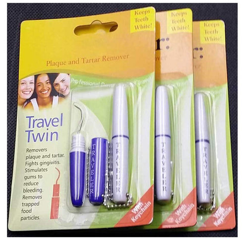 Travel Dental Picks, Portable Teeth Stain Remover, Travel Plaque and Tartar Remover — Mini Stain Eraser Dental Tooth Pick Interdental Pick Oral Hy...